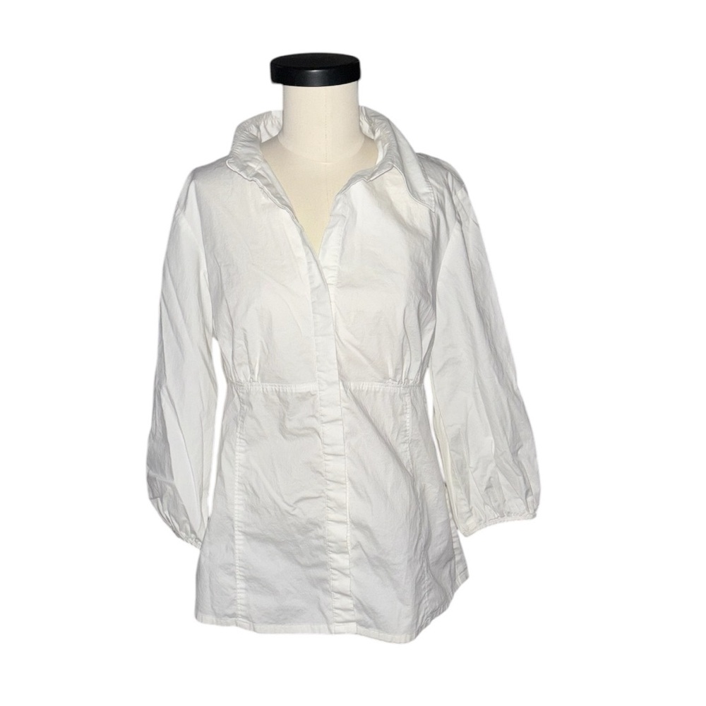 Harold’s White Button Down Shirt Top Blouse